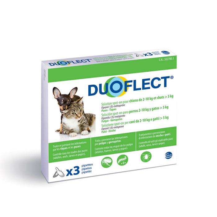 Duoflect Anti Puces Et Tiques Chat Et Petit Chien